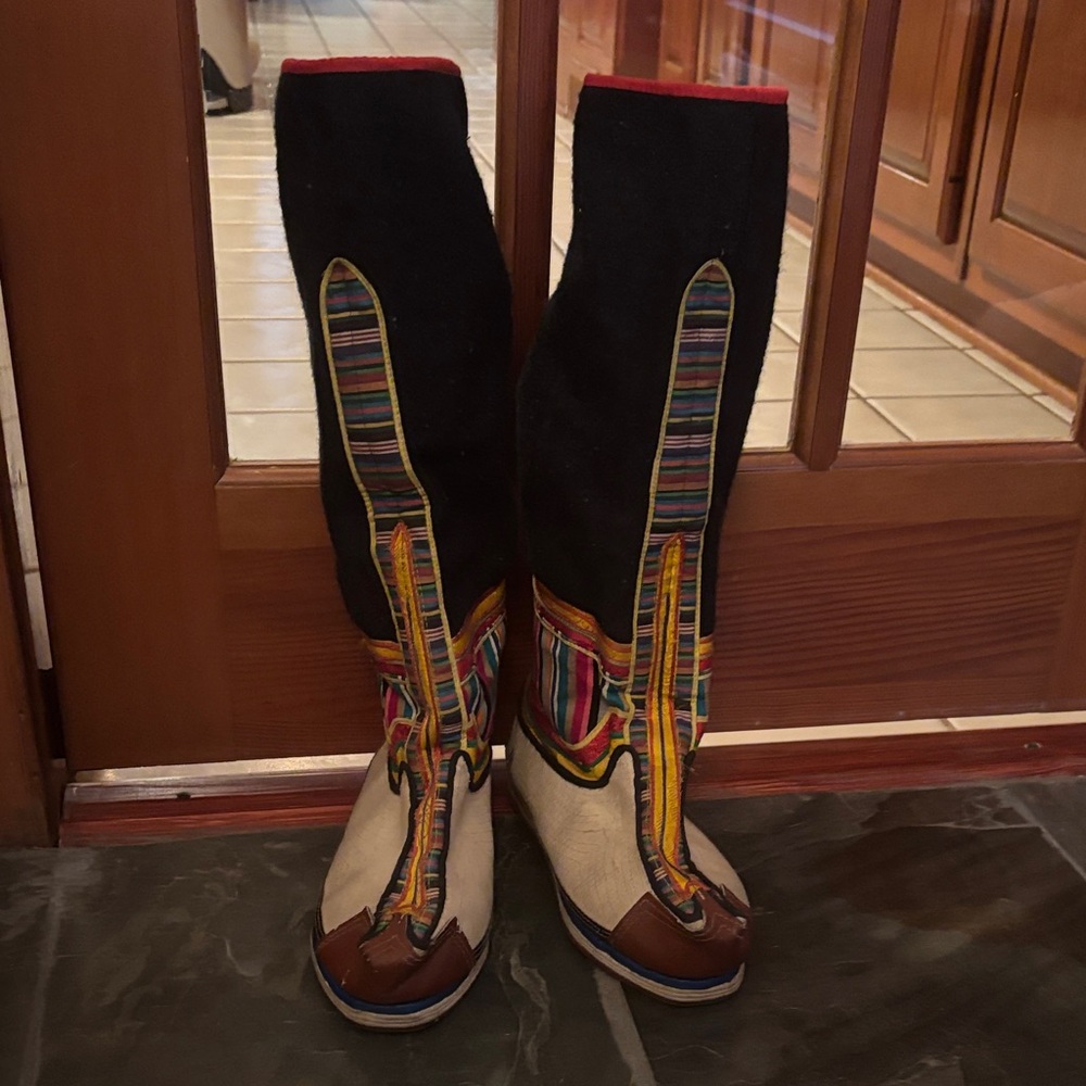 Indian Wool High Super Funky Boots!!!